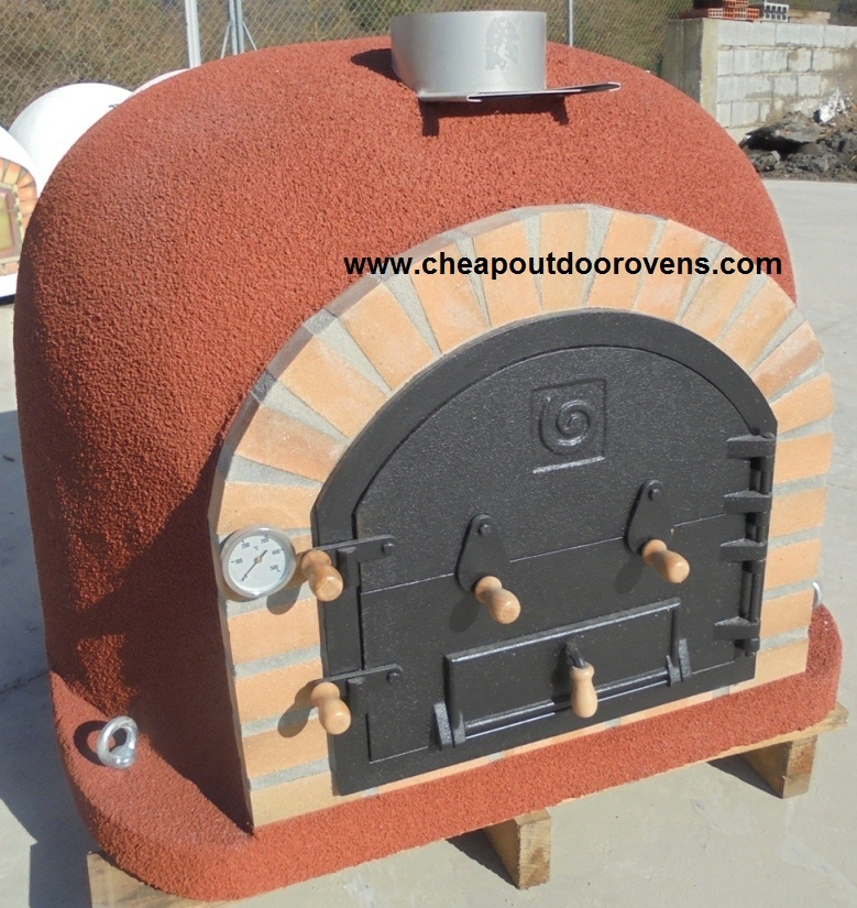 insulated rockwool deluxe CLAY OVEN WITH CHIMNEY
