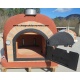 Deluxe clay oven with chimney (100 cm x 100 cm)