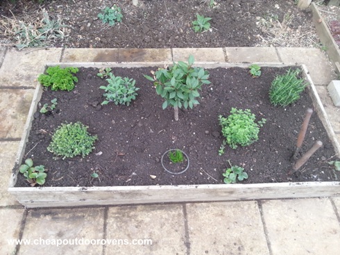 herb garden raised bed