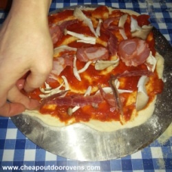 Italian style pizza dough